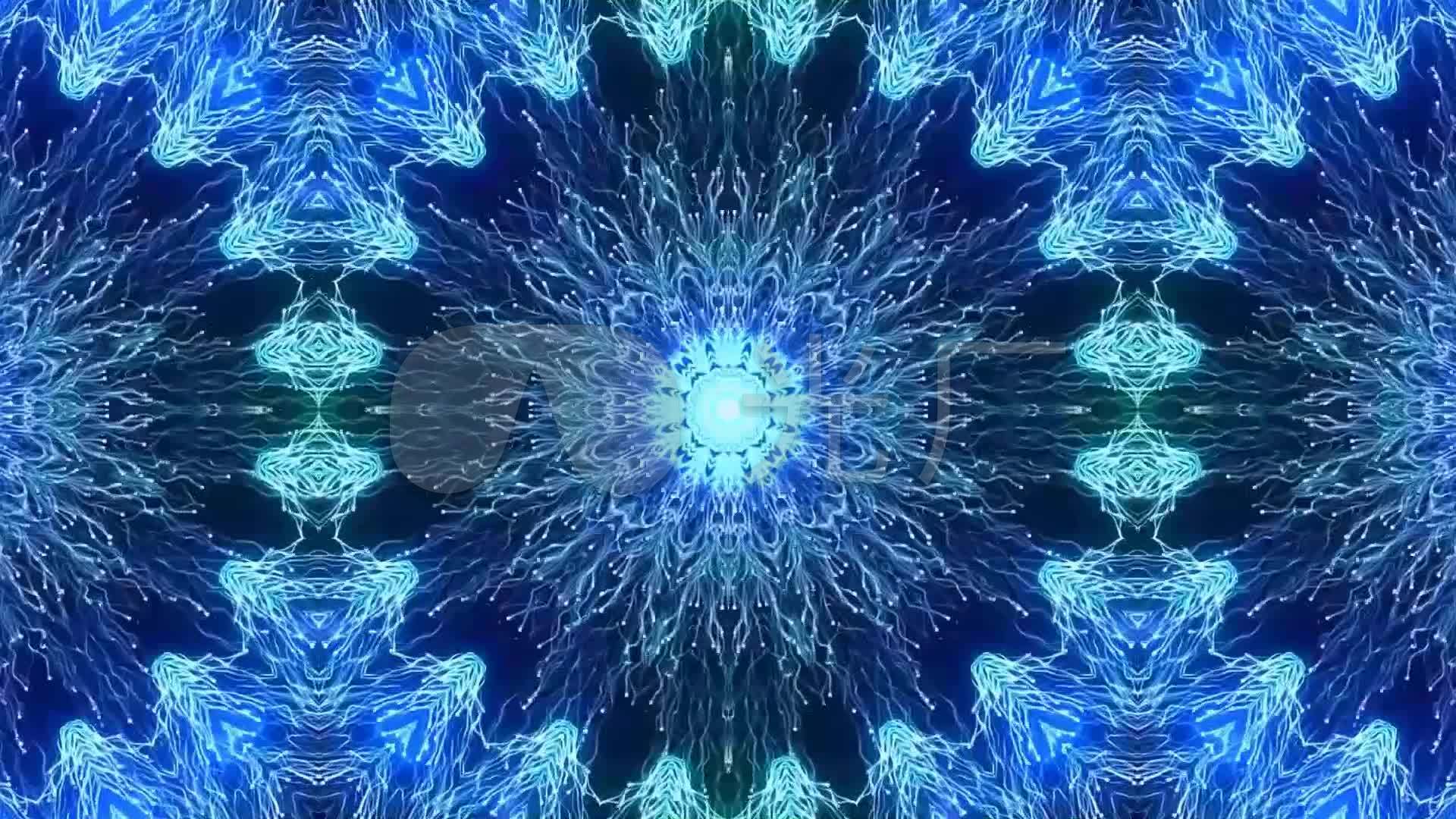 苗族舞蹈背景 动感舞台背景 万花筒 vj素材