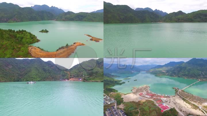浙江省丽水市青田滩坑水库千峡湖