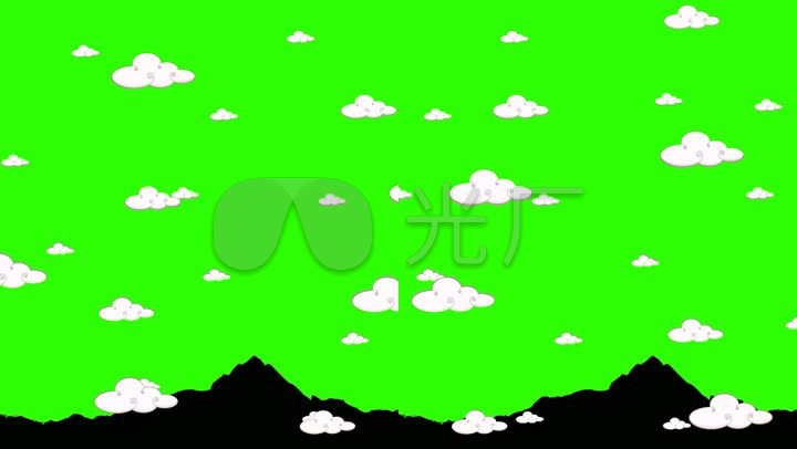 卡通浮云