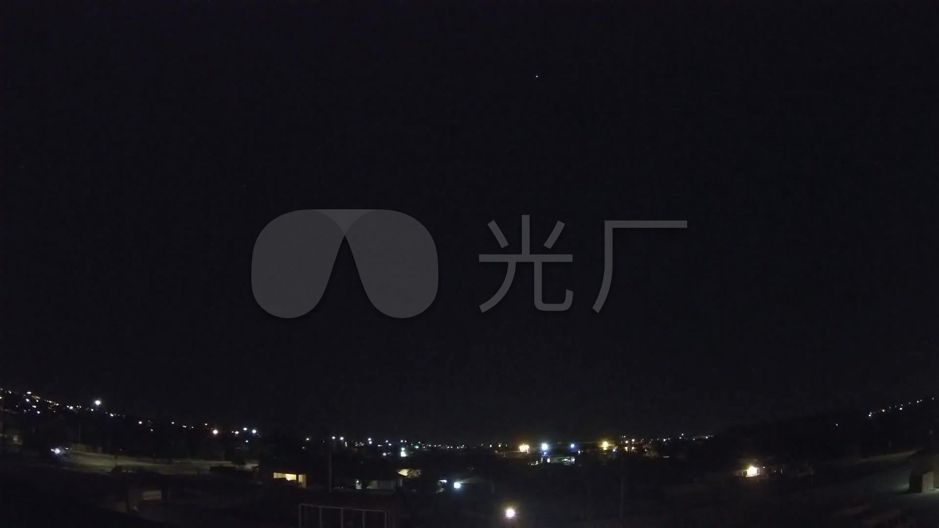 夜晚天空月亮落下_01080_高清素材(编号:270)_实拍
