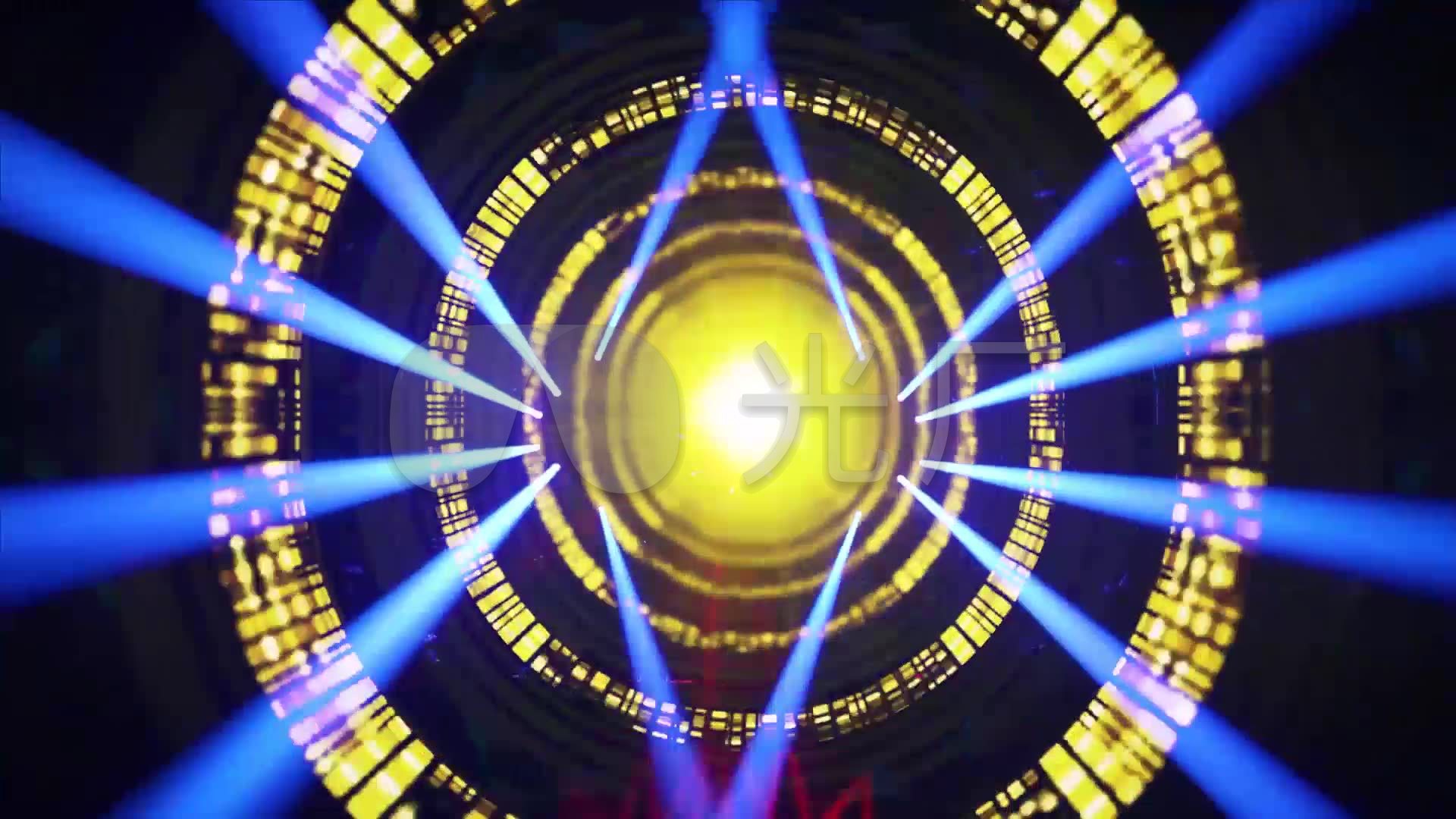 抖音神曲海草舞节奏快闪动感舞台背景素材