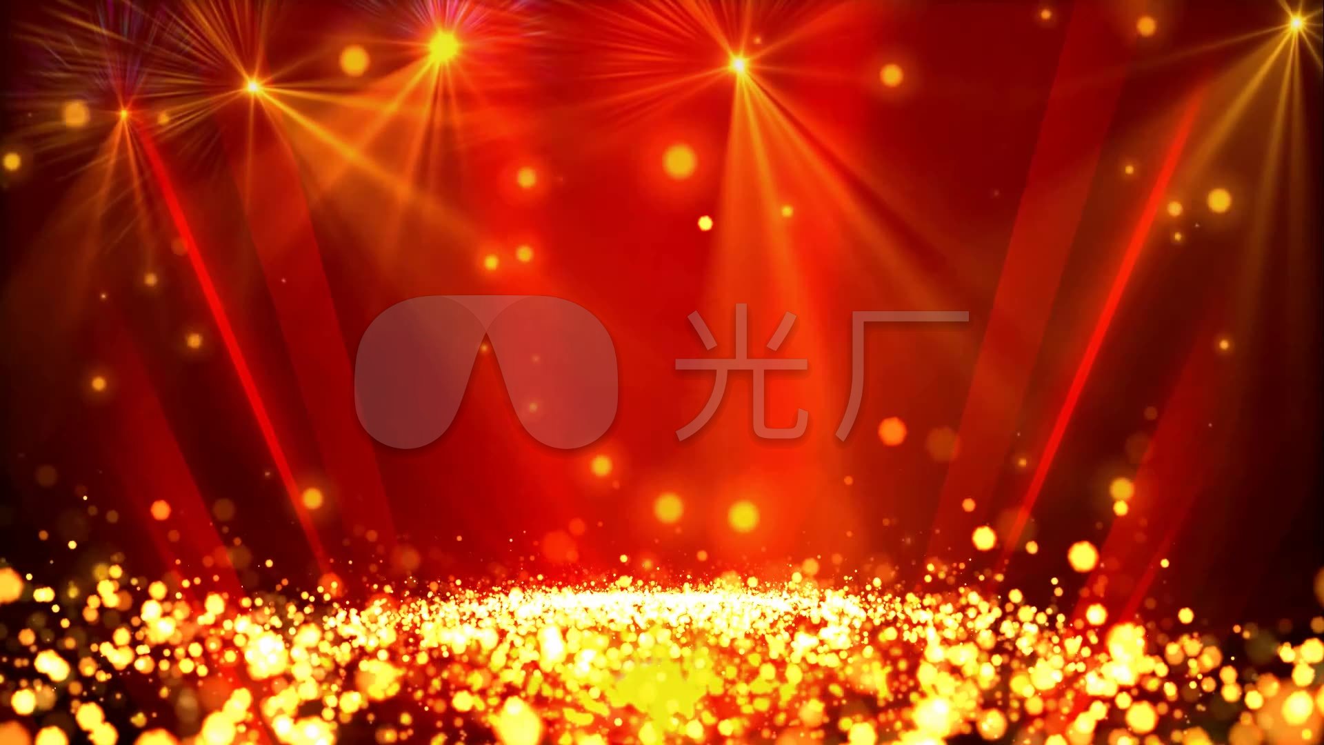 大气红色颁奖背景
