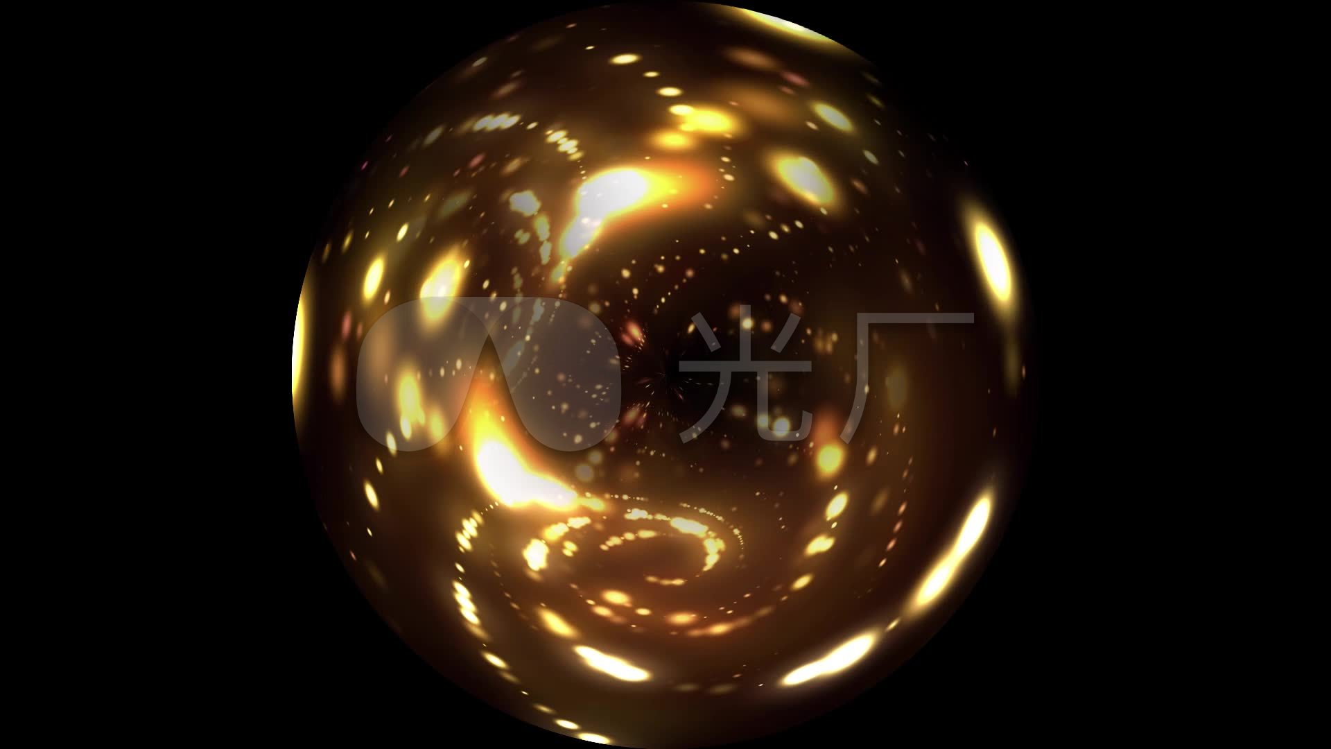 圆点光球粒子_1920x1080_高清视频素材下载(编号:)