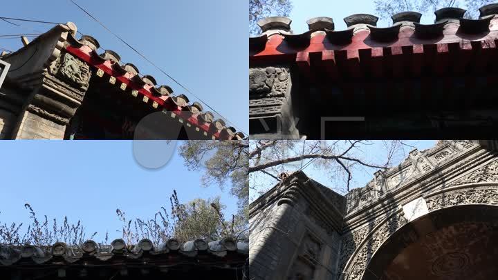 老北京胡同柿子树,南锣鼓巷,建筑,风景