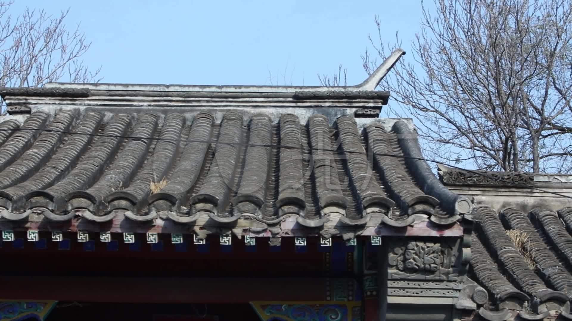 北京四合院屋檐,砖雕,南锣鼓巷,故宫北海_1920x1080