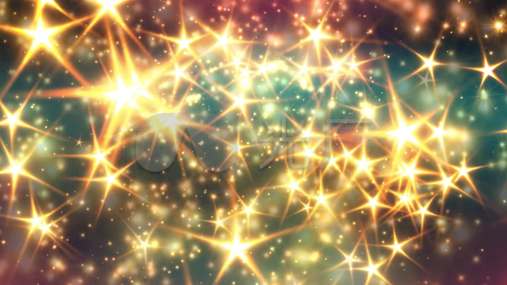 星星金色粒子星光闪烁_1920x1080_高清视频素材下载(编号:2744429)