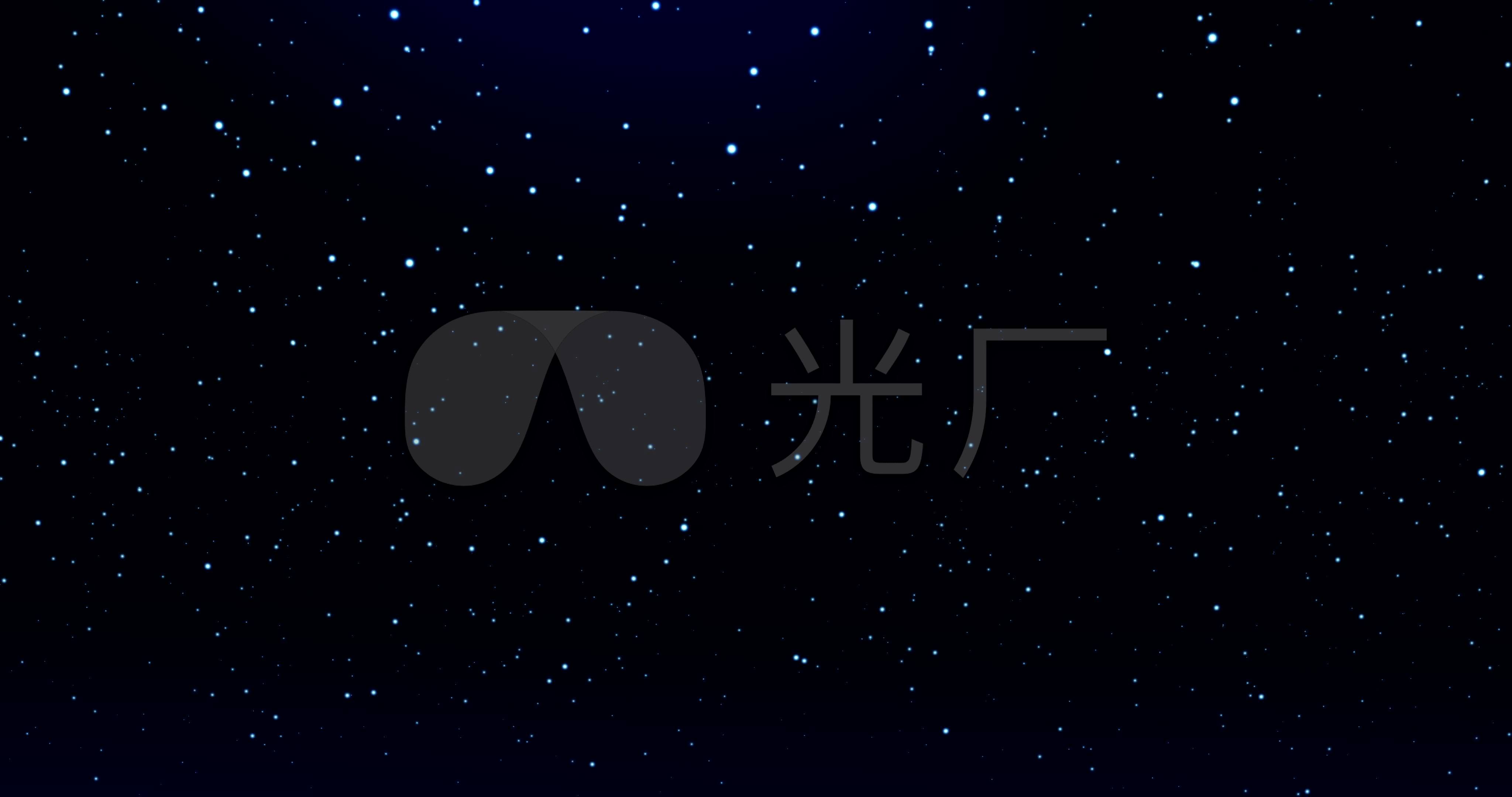 静谧深邃蓝色星空漫天星星_4096x2160_高清视频素材