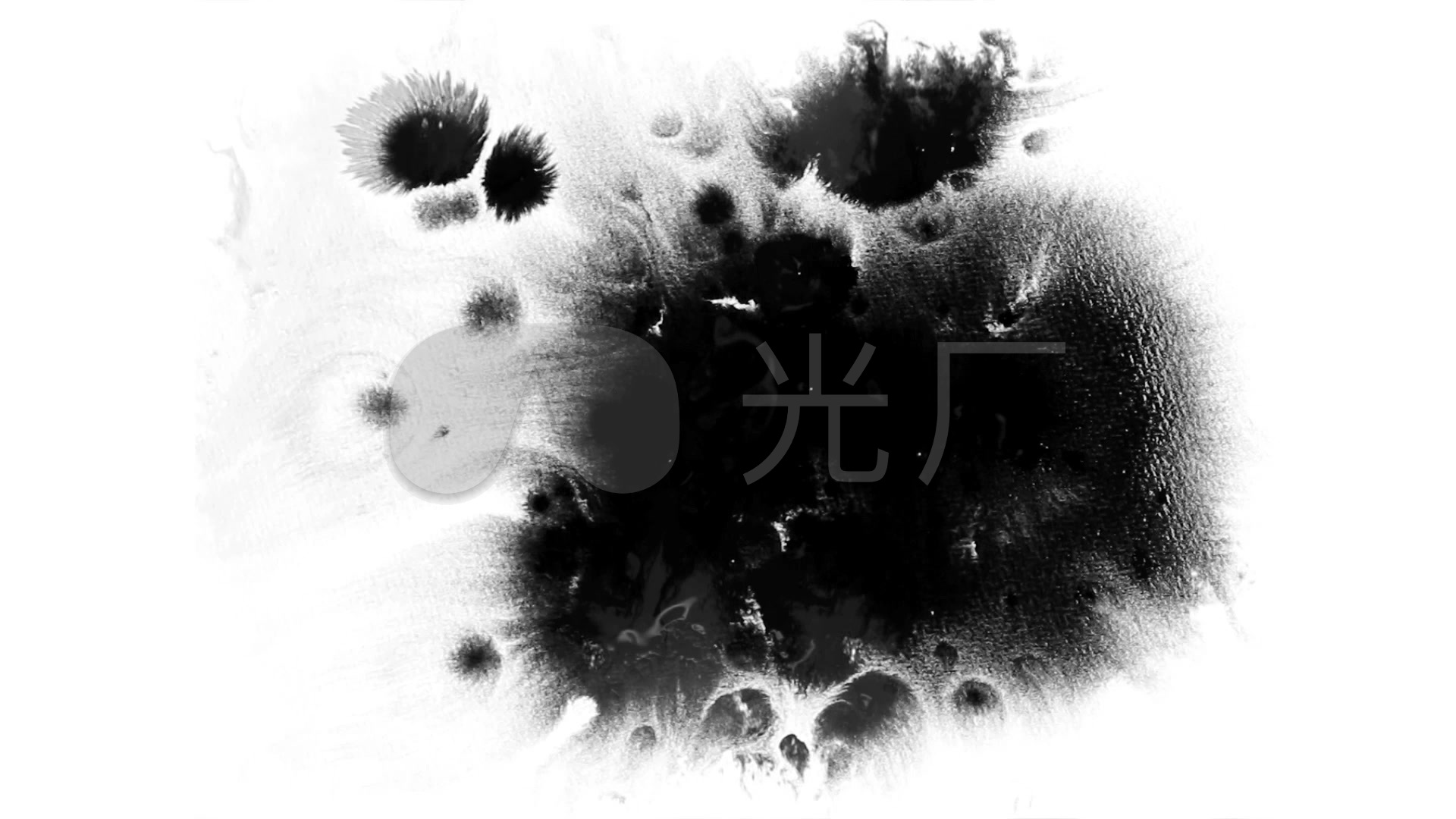 水墨晕染墨滴水墨特效水墨转场_1920x1080_高清视频