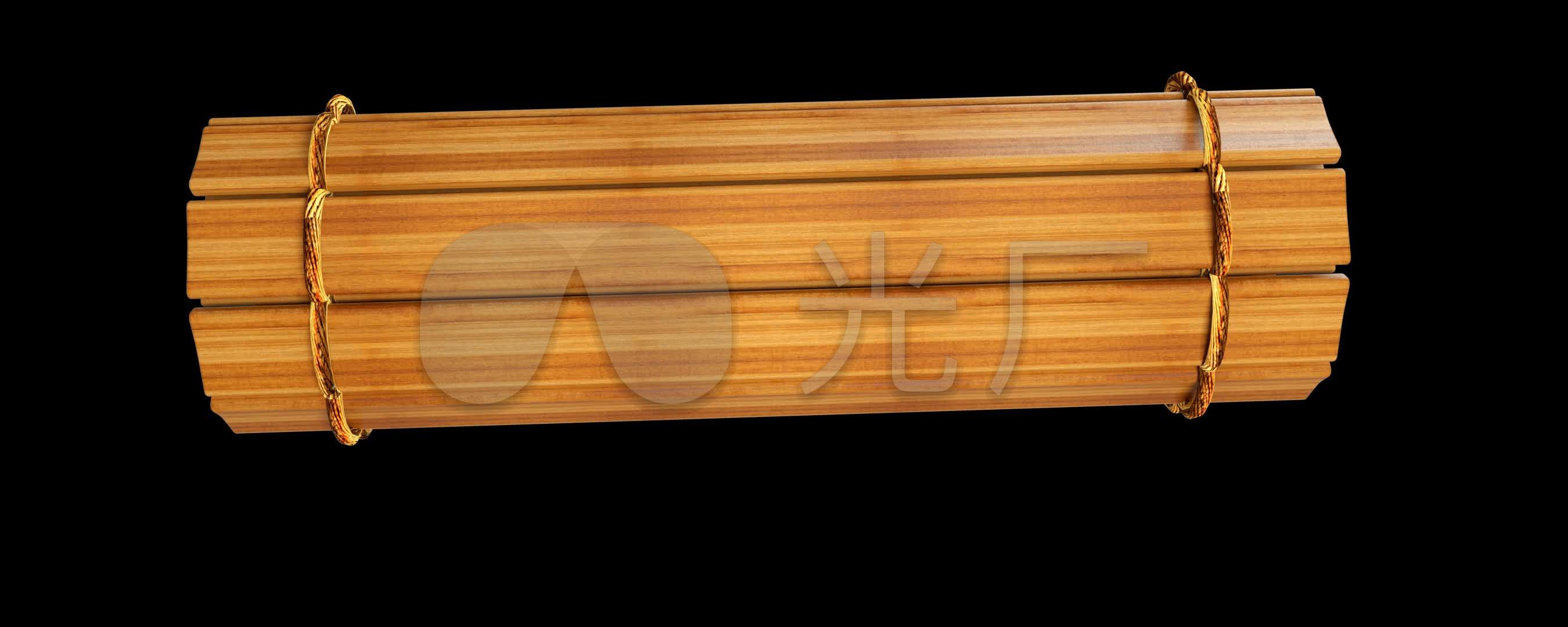 竹简展开带通道_2700x1080_高清视频素材下载(编号:)