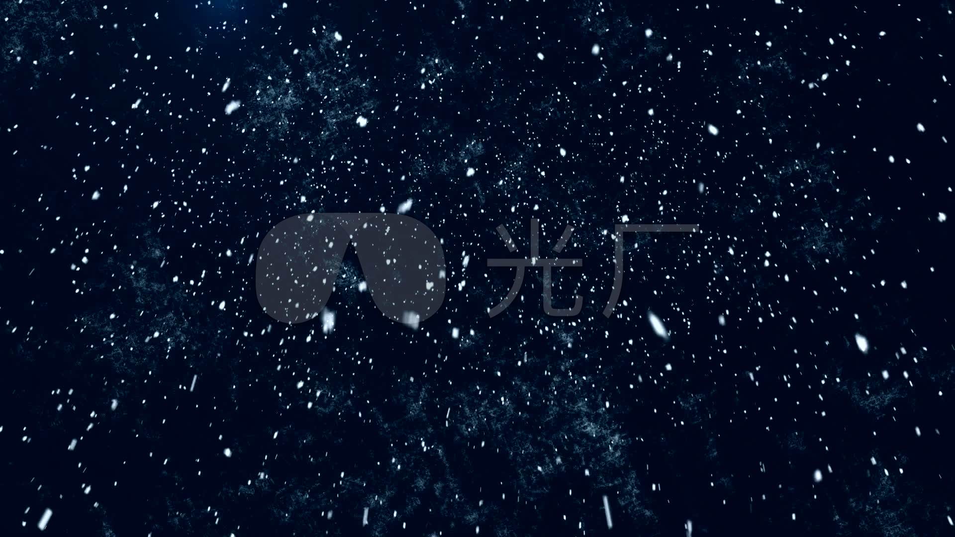 冬季暴风雪背景视频
