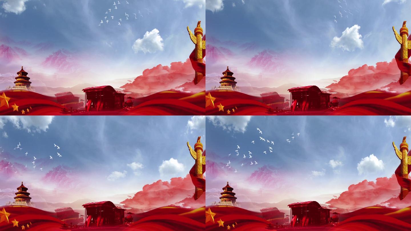 红船从南湖起航朗诵背景