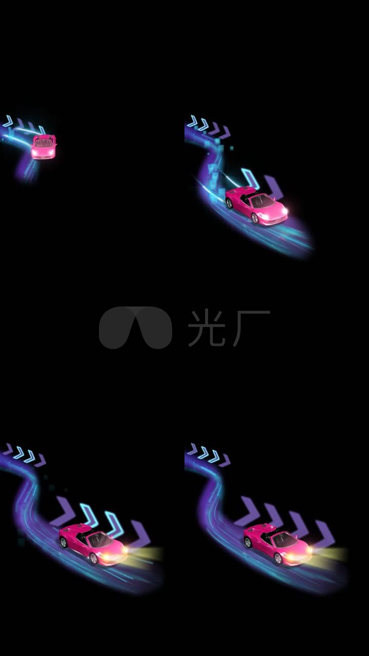 抖音跑车动感酷炫进场座驾