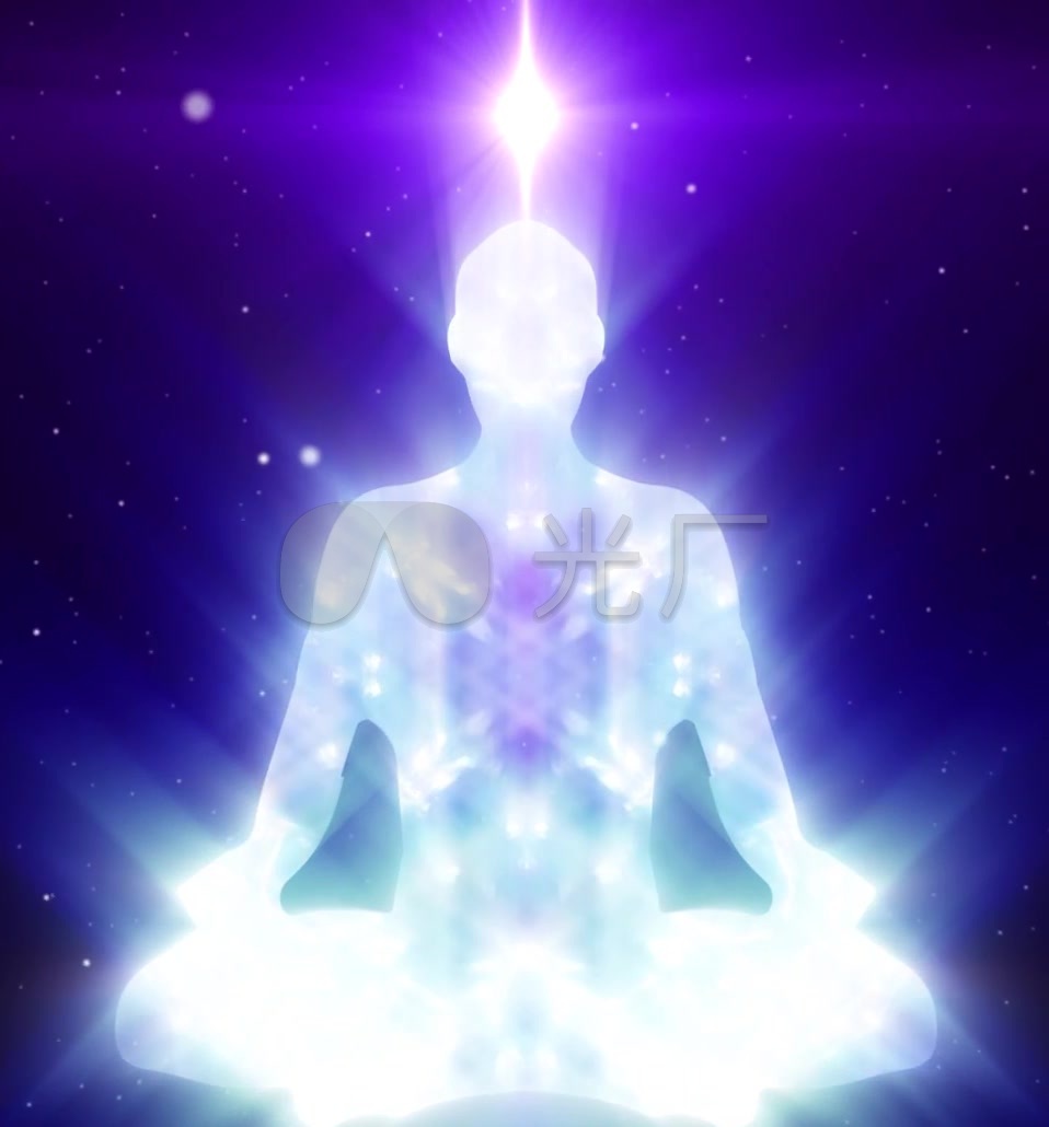 全息神秘打坐瞑想禅意禅修佛教背景素材