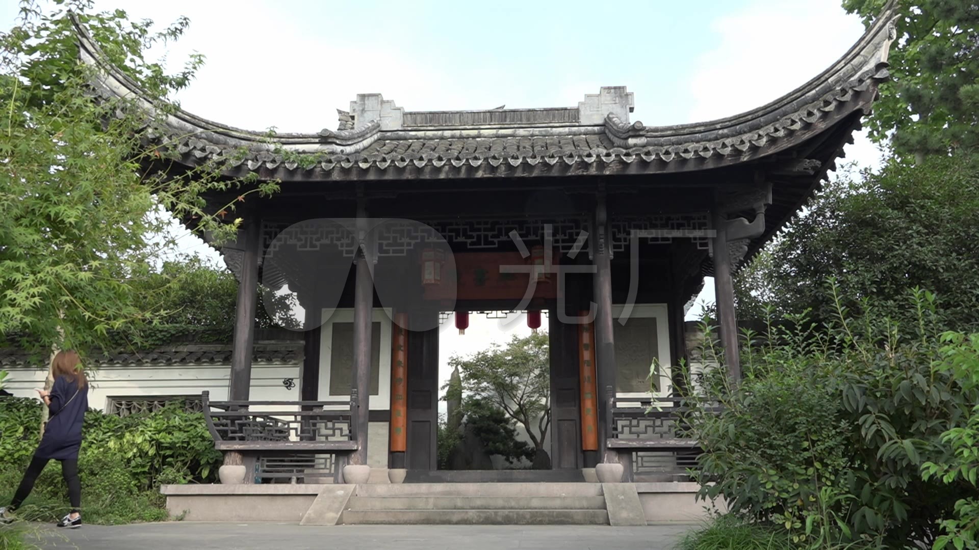 宁波梁祝文化公园状元桥与万松书院(2)-_1920x1080