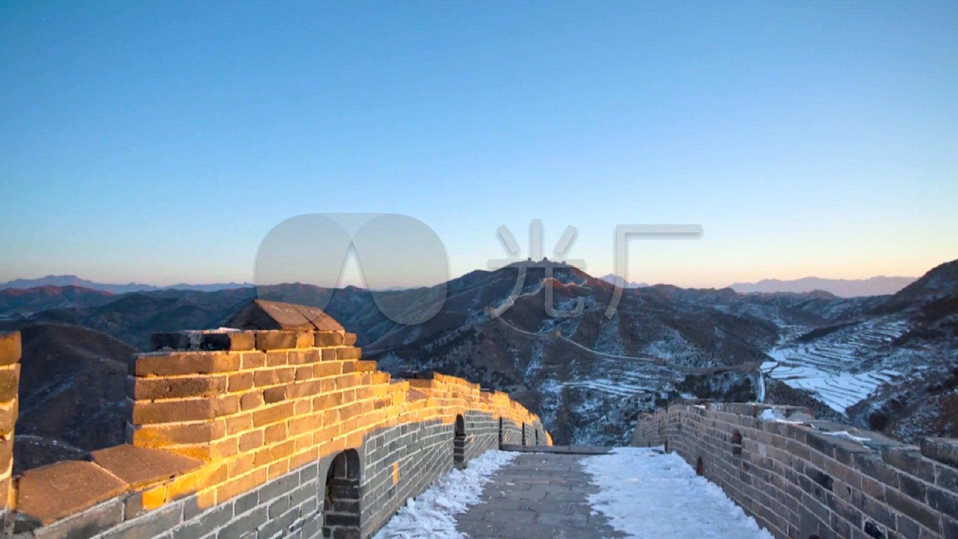 长城高清壁纸1080,长城高清壁纸 雄伟万里长城高清实拍视频素材_1920x1080_高清视频