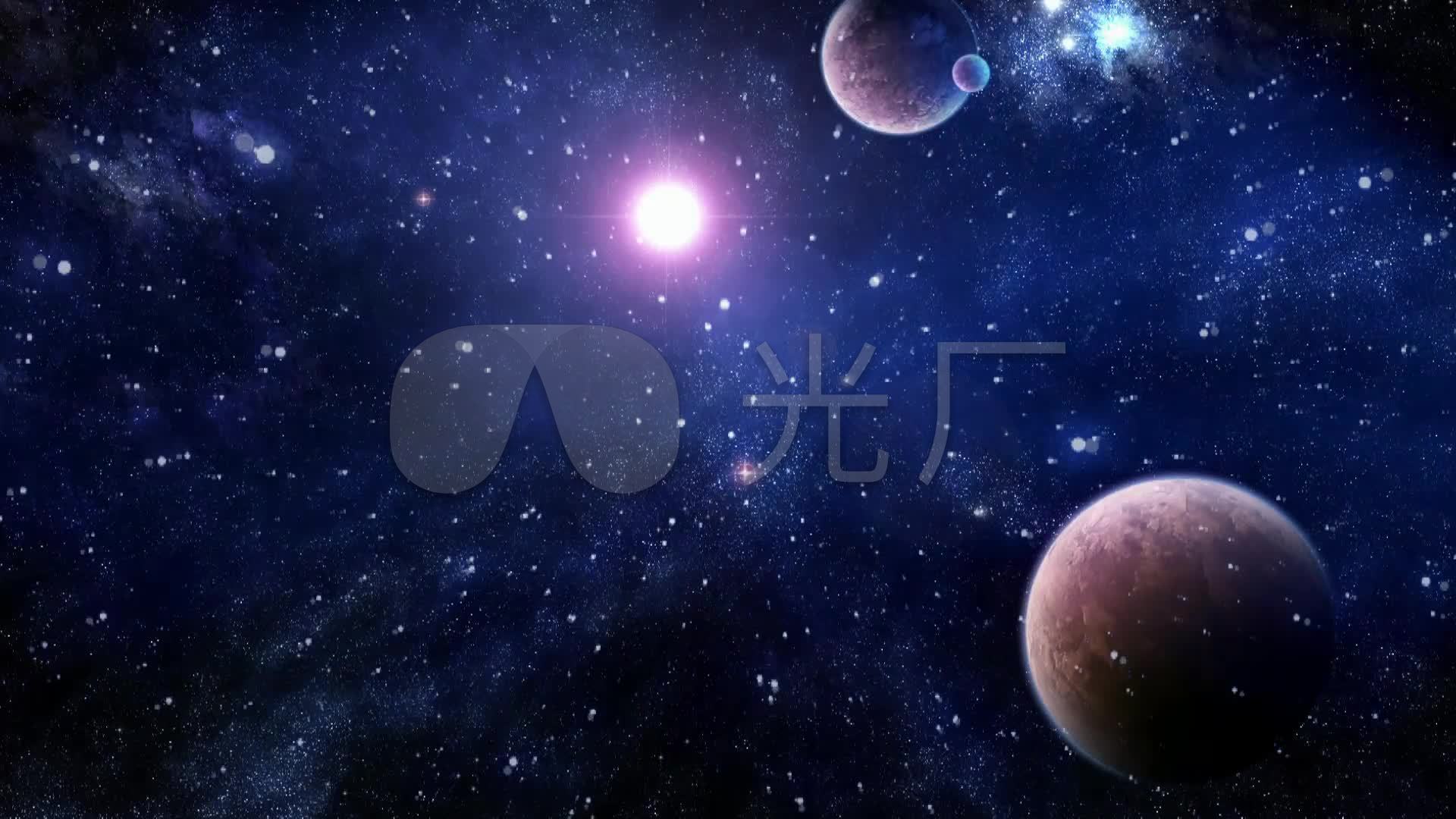 星空粒子星空宇宙梦幻星球_1920x1080_高清视频素材