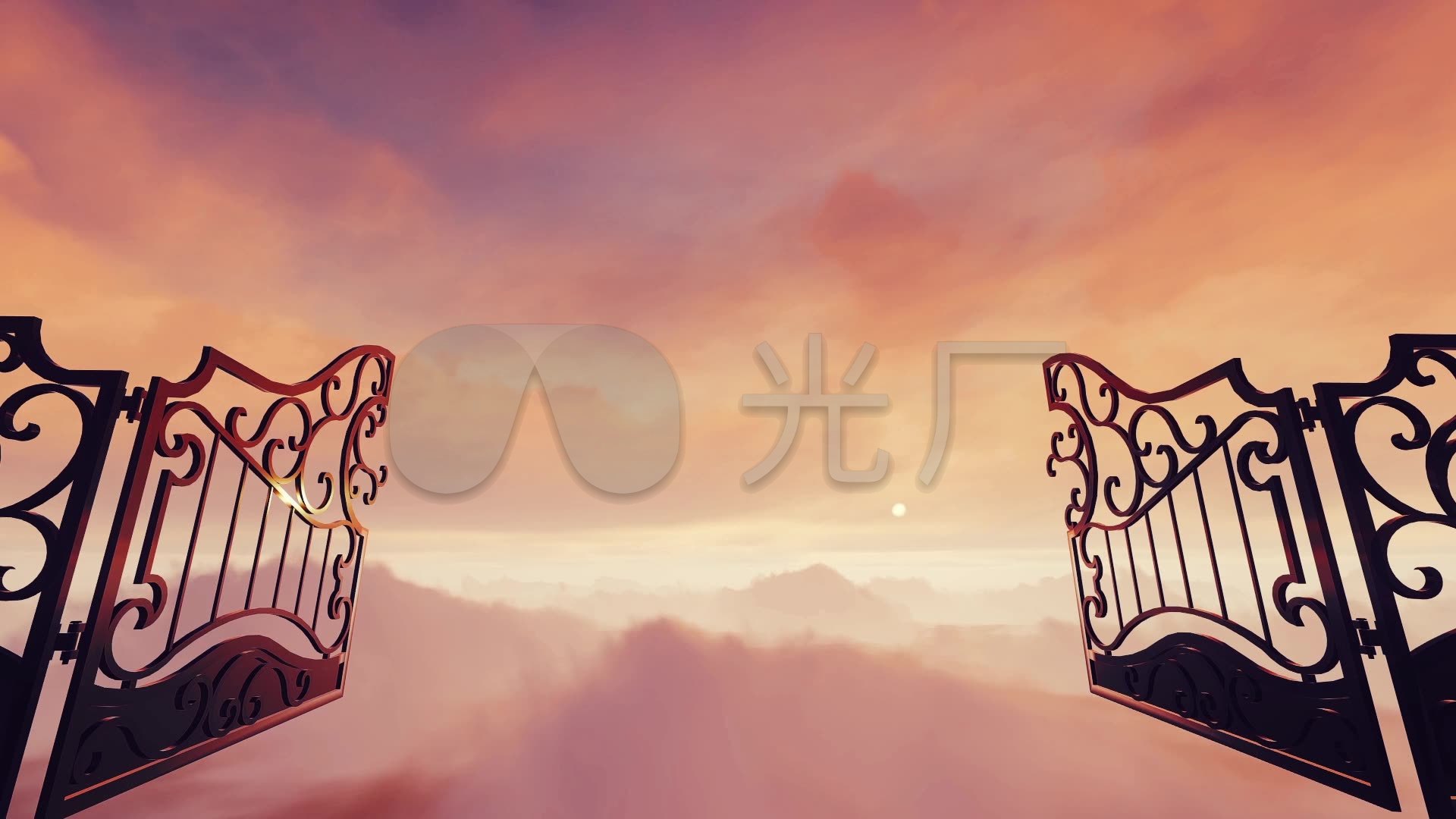 天堂之门大门天堂极乐世界