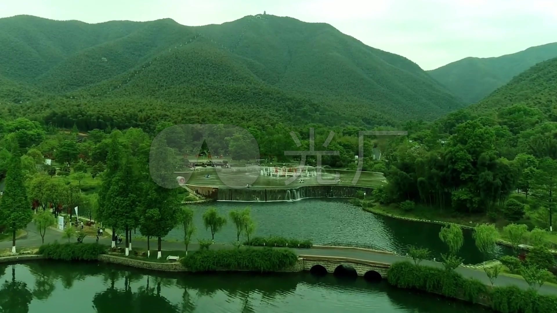 超清唯美竹林山水风景视频素材_1920x1080_高清视频