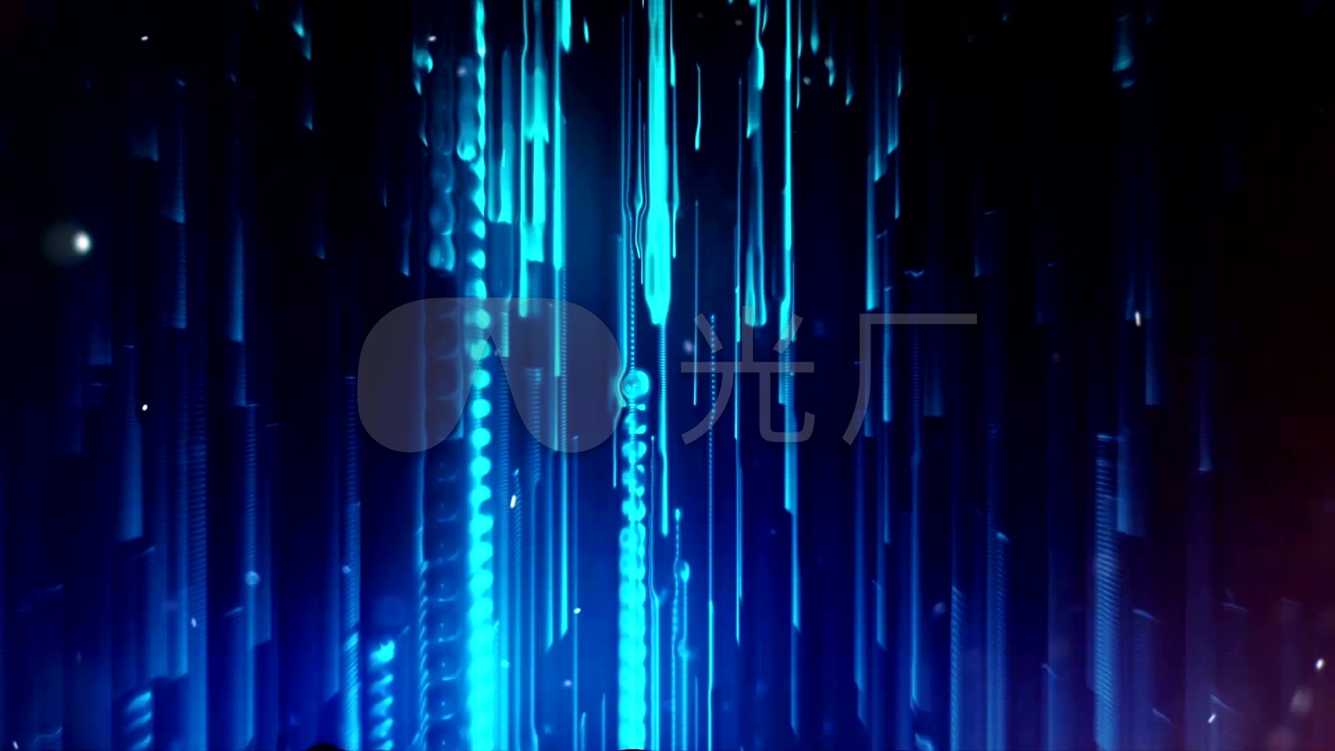 震撼酷炫科技感电子雨帘高清素材