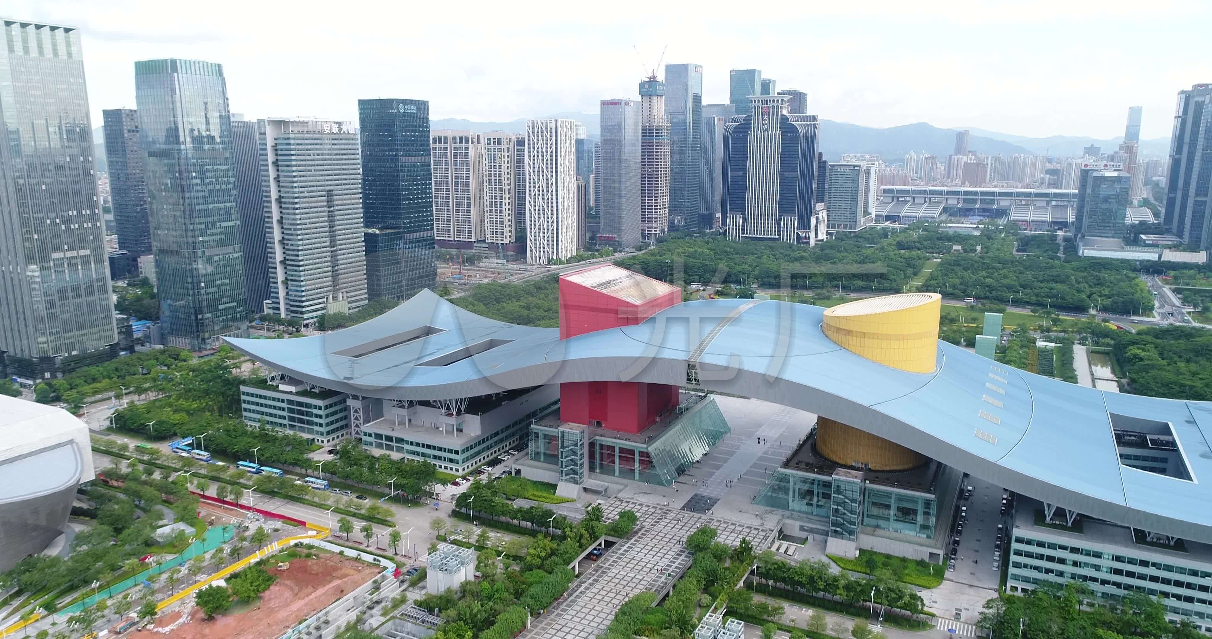 深圳市政府4k超清航拍视频