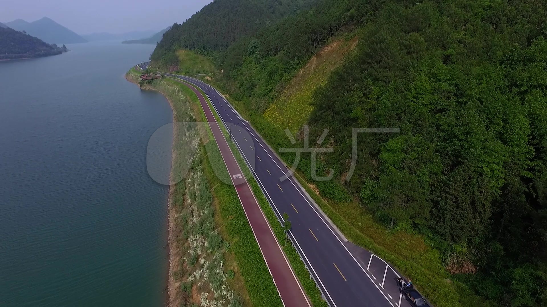 千岛湖环湖公路航拍