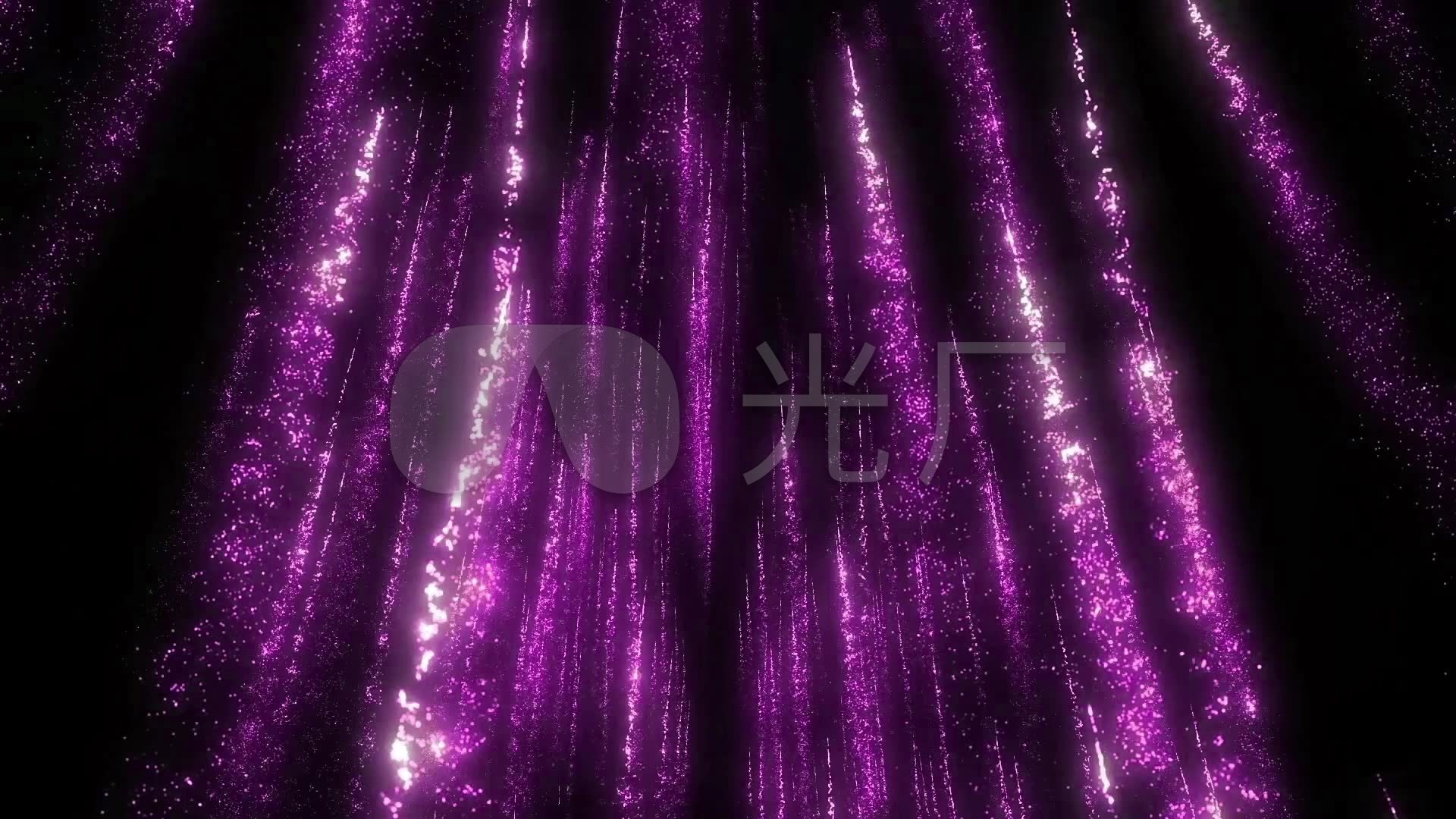 梦幻紫色粒子流星雨(循环)