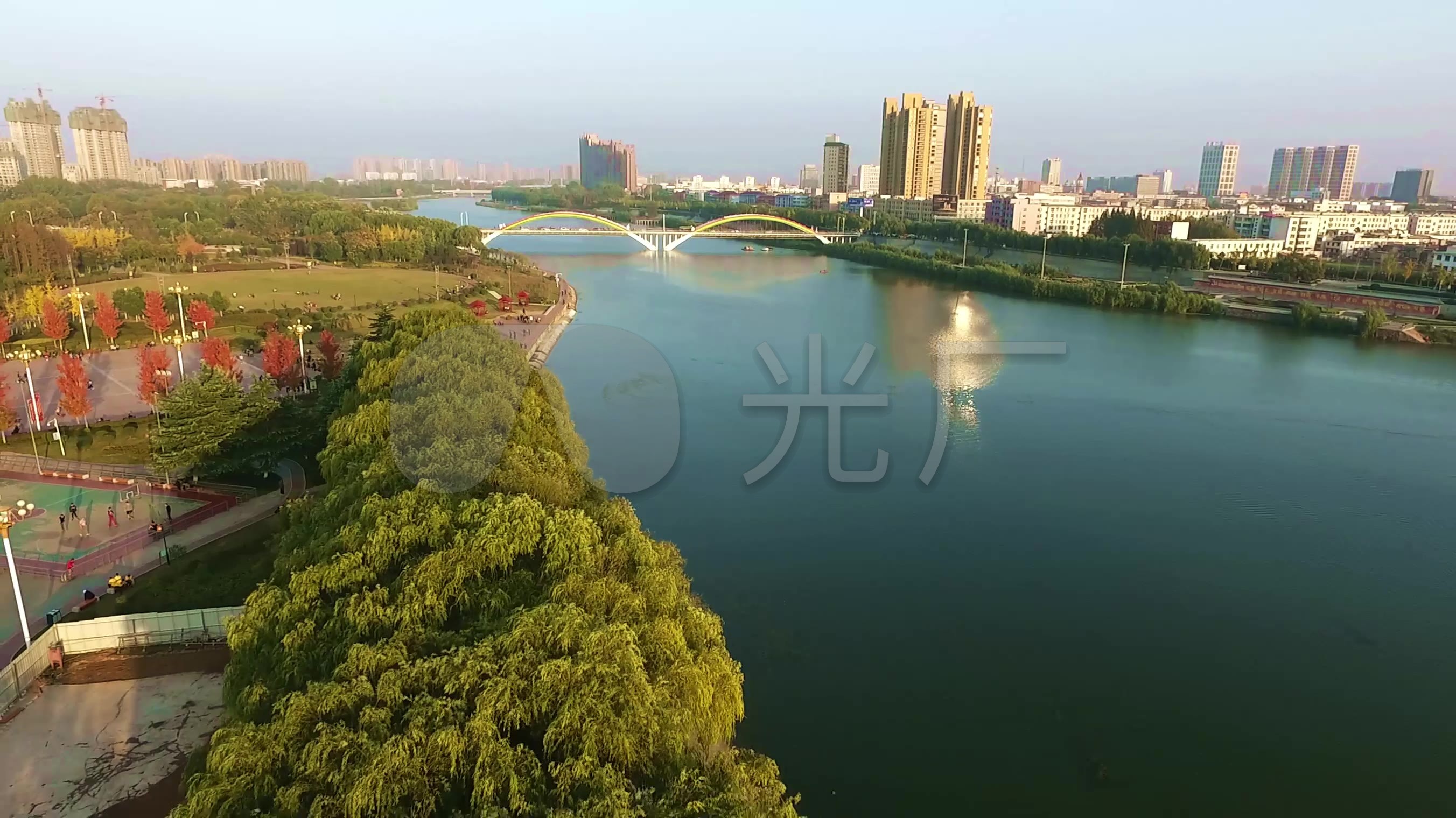 漯河沙澧河流风光优美醉河流美景漯河沙澧_27040