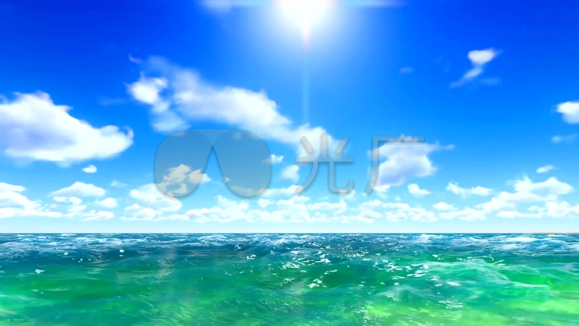 碧海蓝天大海海洋视频_1920x1080_高清视频素材下载