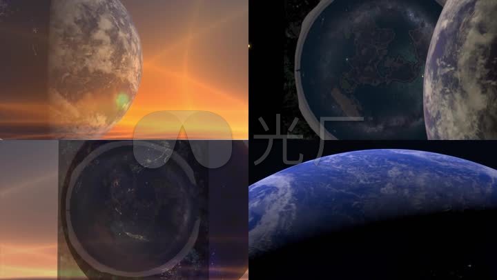 地图星球宇宙奇观