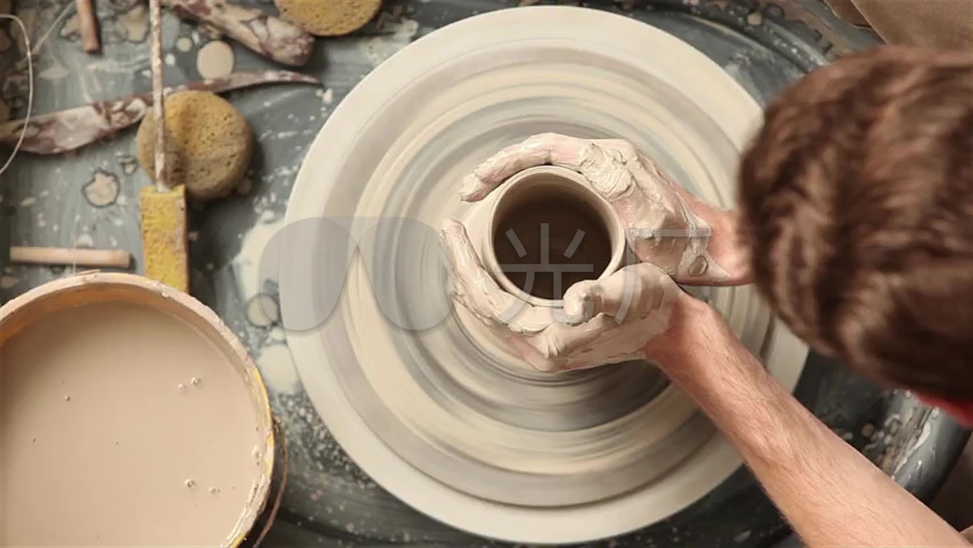 实拍陶瓷制作过程