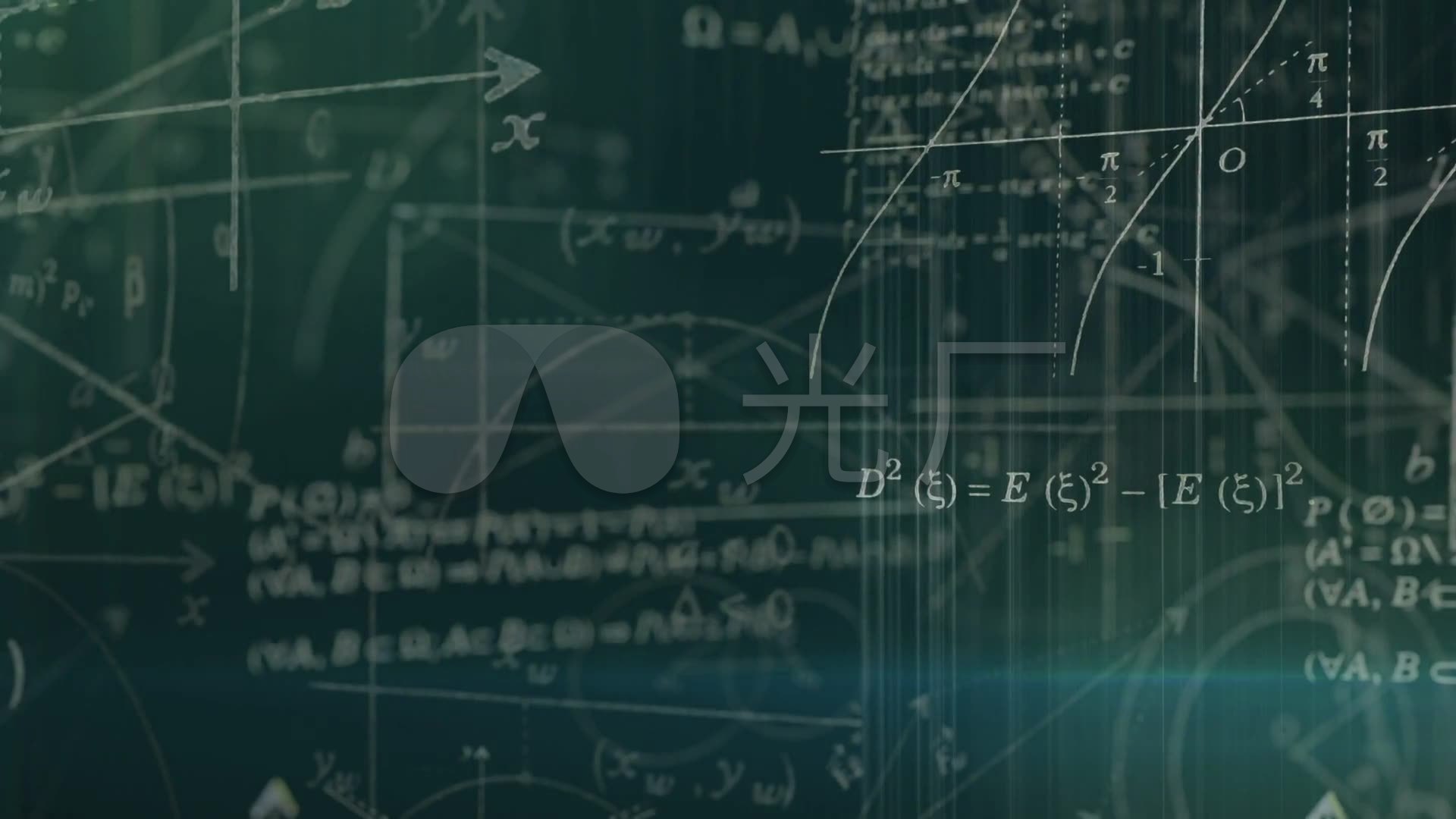 数学几何物理公式_1920x1080_高清视频素材下载(编号