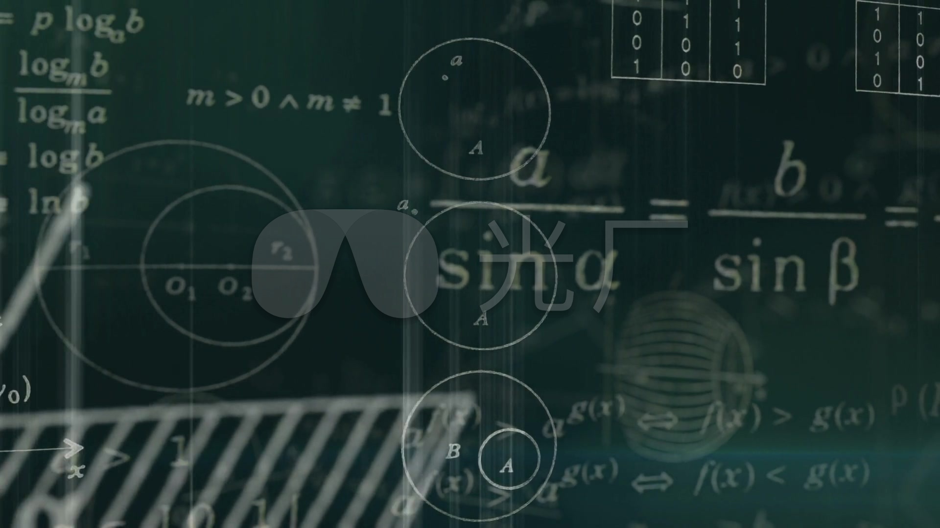 数学几何物理公式_1920x1080_高清视频素材下载(编号