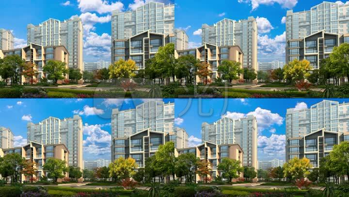 4k小品小区背景