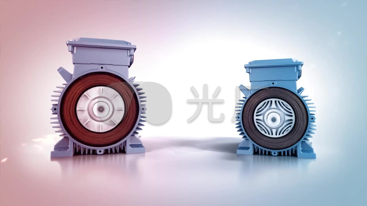同步磁阻电机驱动封装技术三维模拟动画