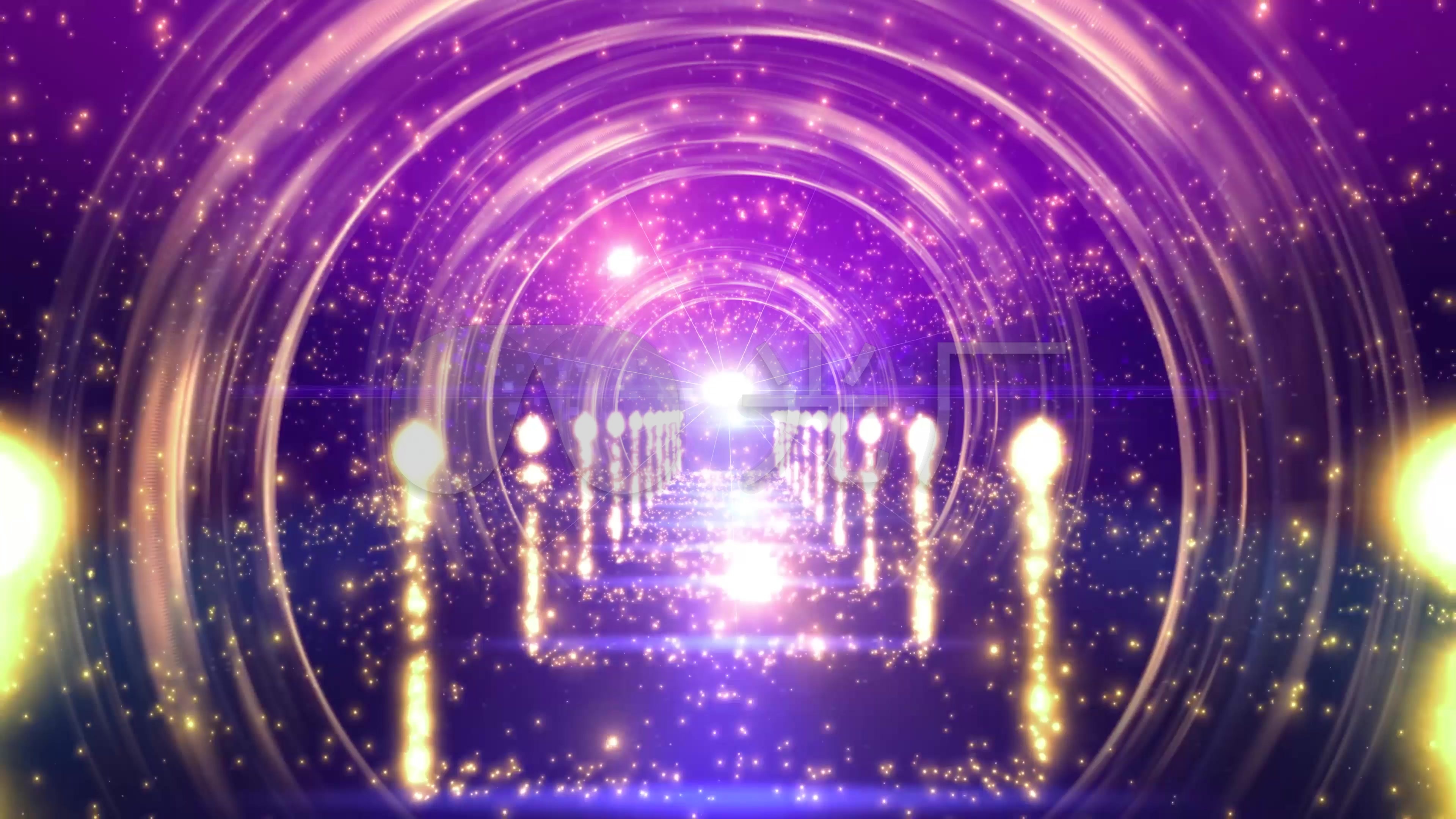 4k婚礼进行曲-粒子星光大道舞台背景_3840x2160_高清