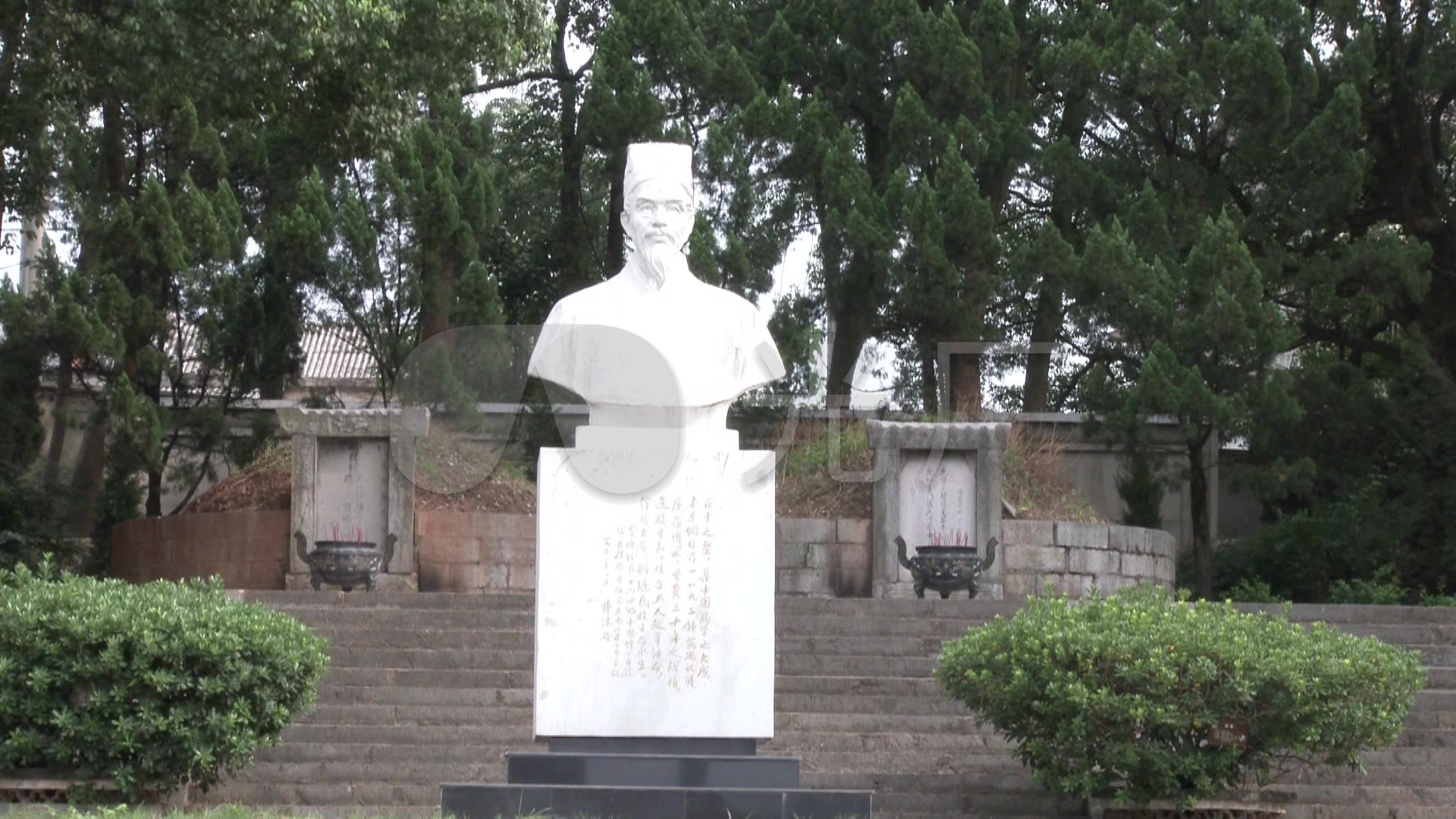 李时珍纪念馆李时珍墓一组_1920x1080_高清视频素材下载(编号:2830127