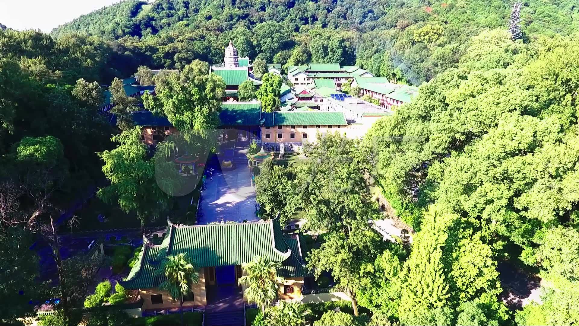 航拍韶关南华寺_1920x1080_高清视频素材下载(编号:2831910)_实拍视频