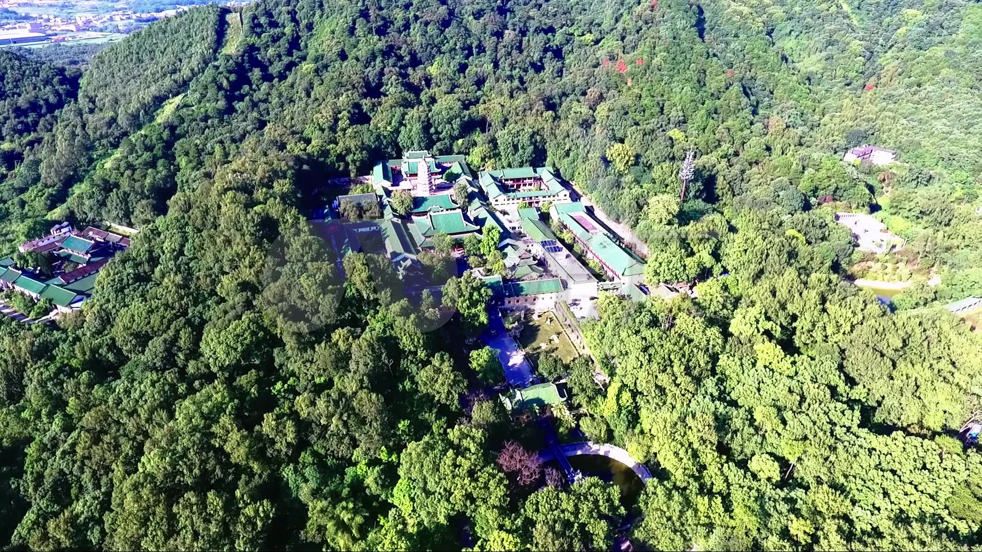 航拍韶关南华寺_1920x1080_高清视频素材下载(编号:2831910)_实拍视频