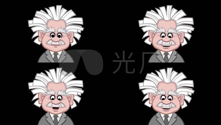 爱因斯坦卡通形象(3)