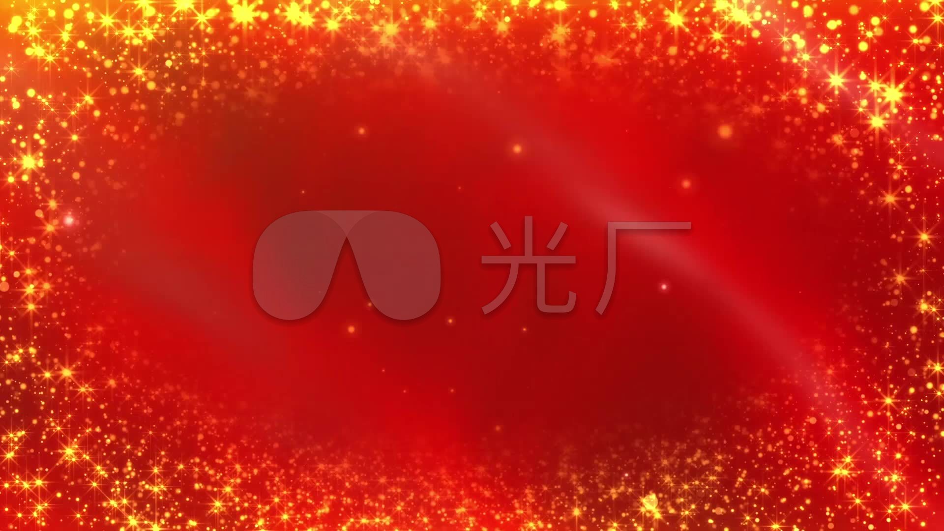 红色背景图片1920*1080,1920*1080红色背景图 金色粒子边框红色背景循环_1920x1080_高清视频素材