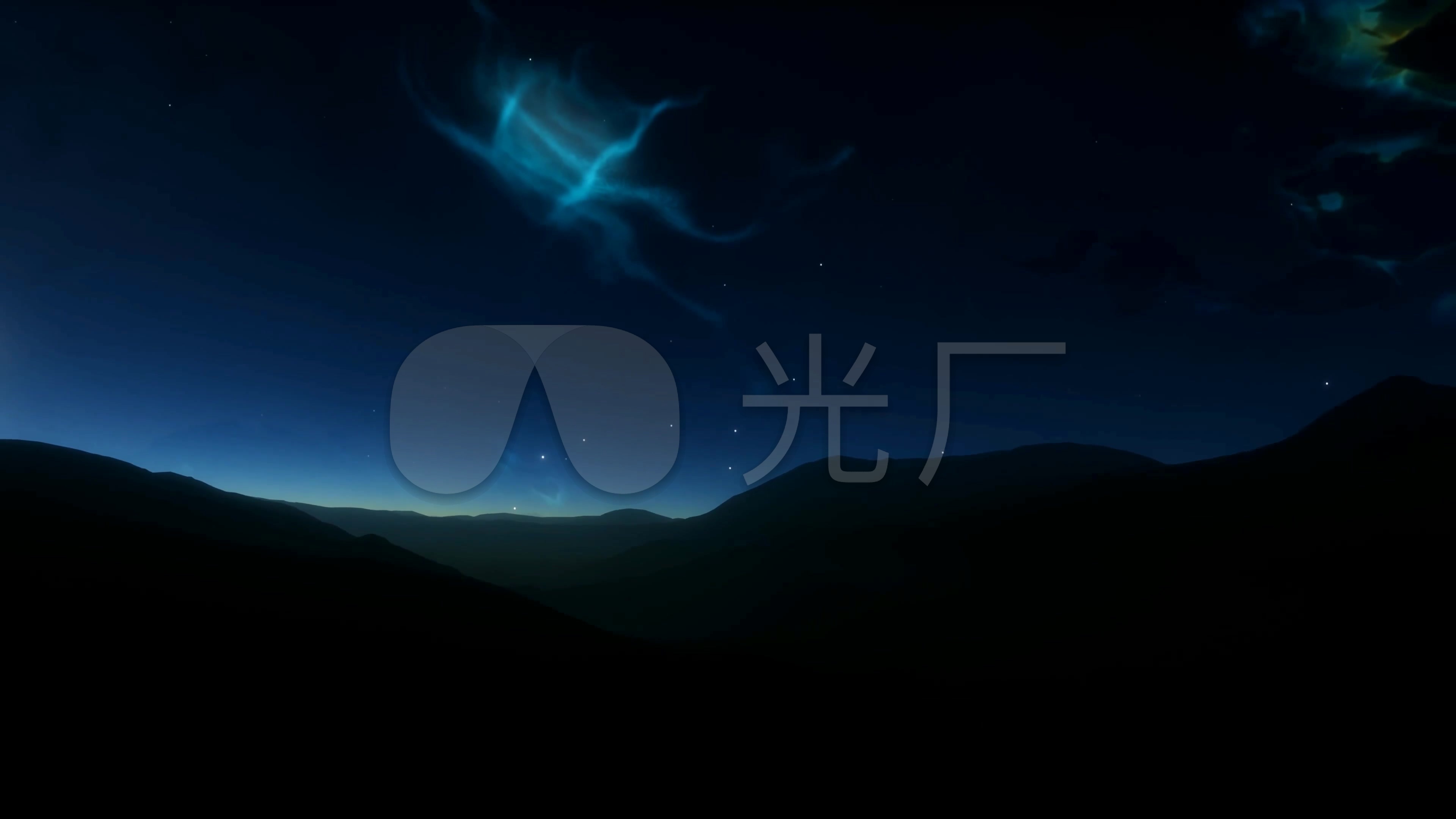 4k洪荒宇宙星空绚丽美景_3840x2160_高清视频素材下载