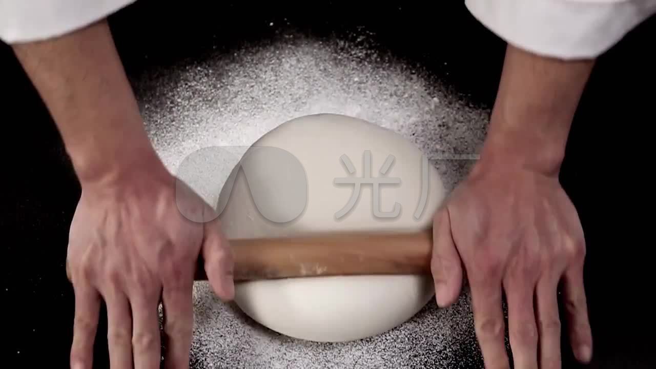 手擀面面粉和面面条_1280x720_高清视频素材下载(编号