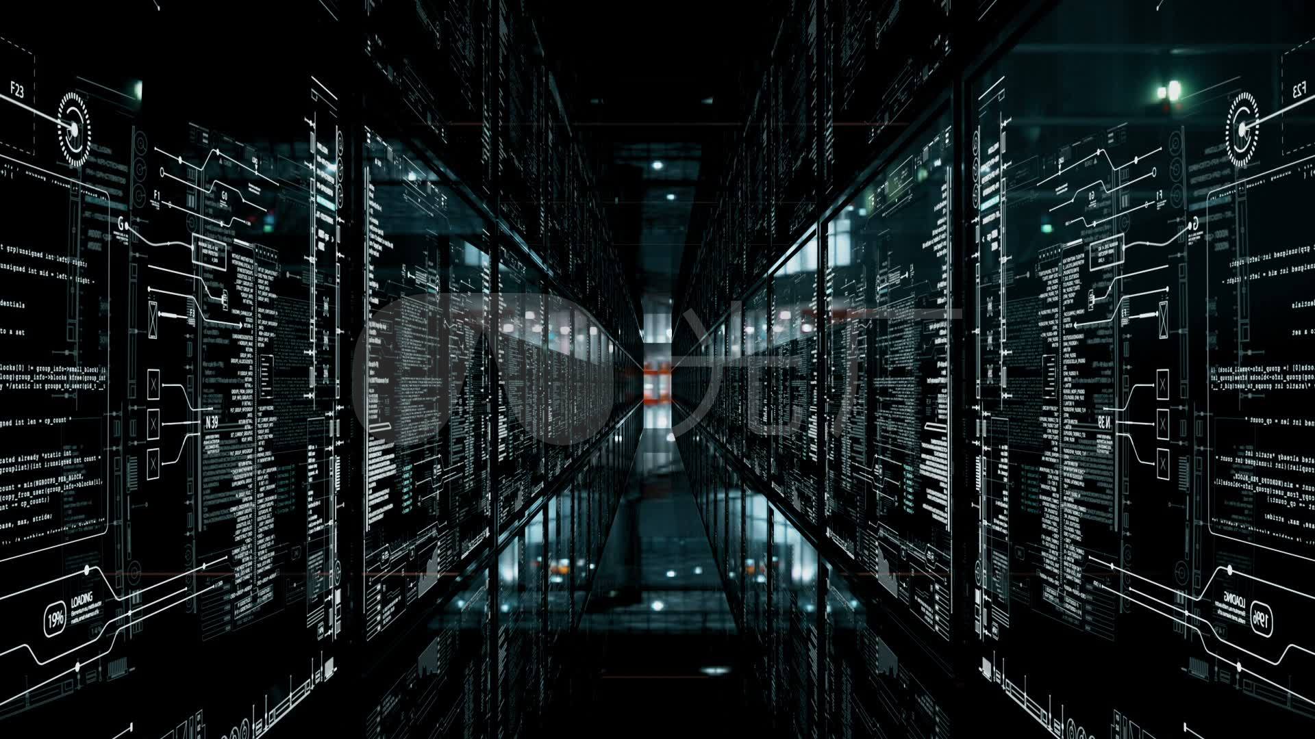 科技感数据轨道_1920x1080_高清视频素材下载(编号:)