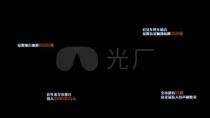 宣传片关键词字幕文字ae模板