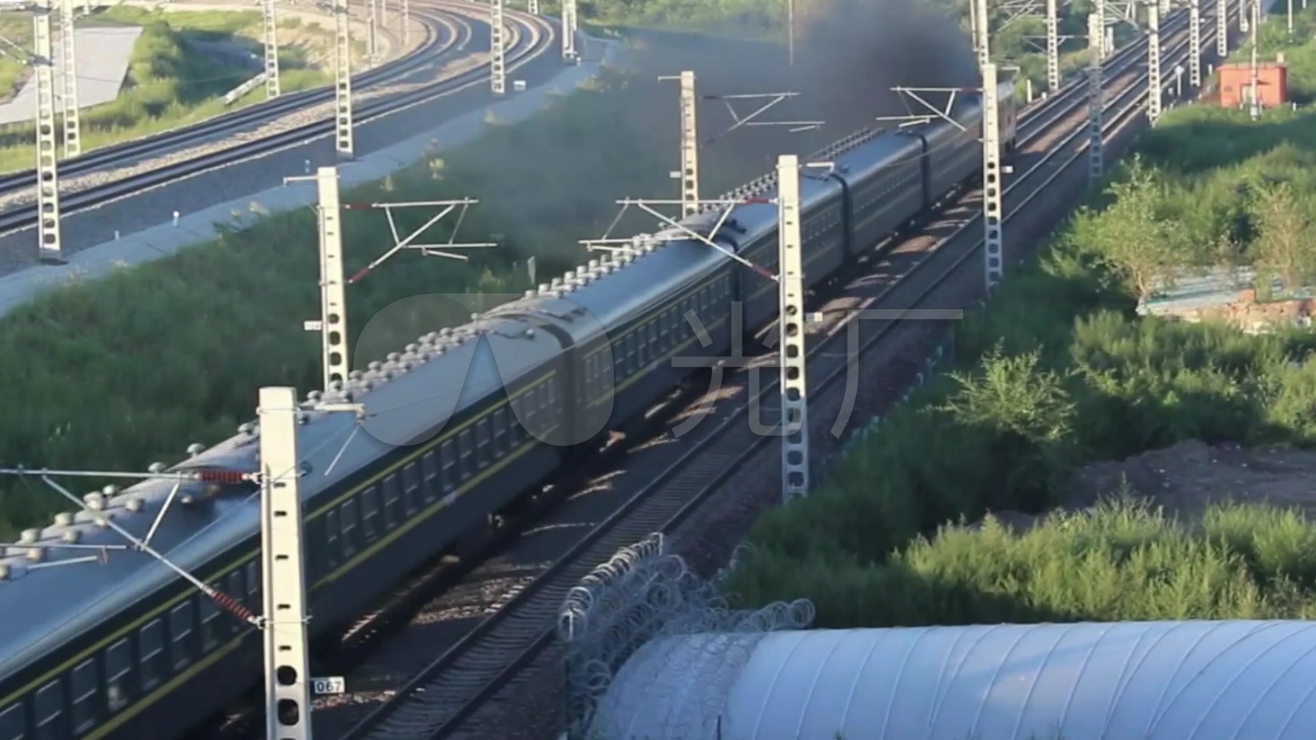 高铁火车列车动车货车_1920X1080_高清视频