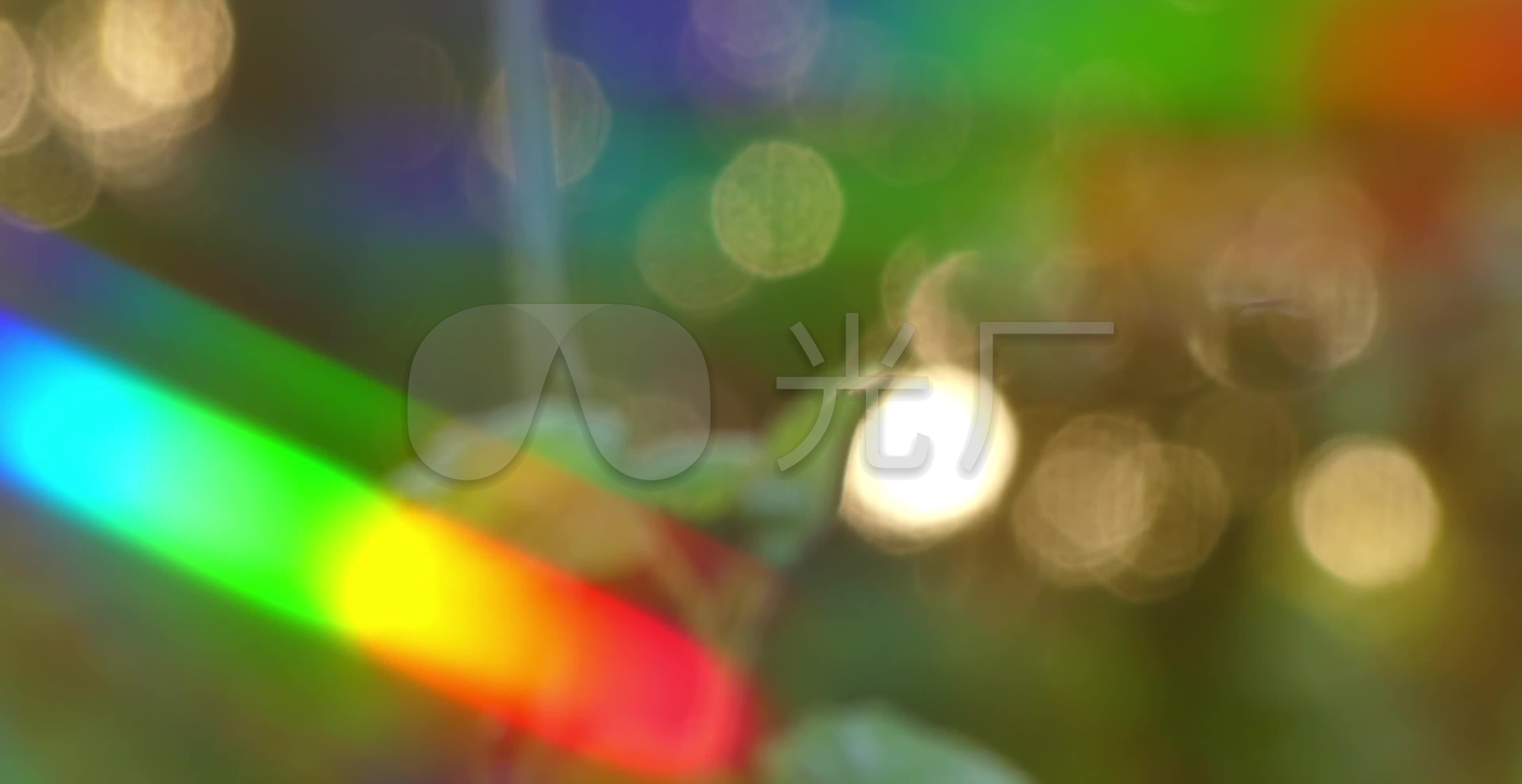 阳光下拍摄镜头彩虹光效果_3840x1980_高清视频素材