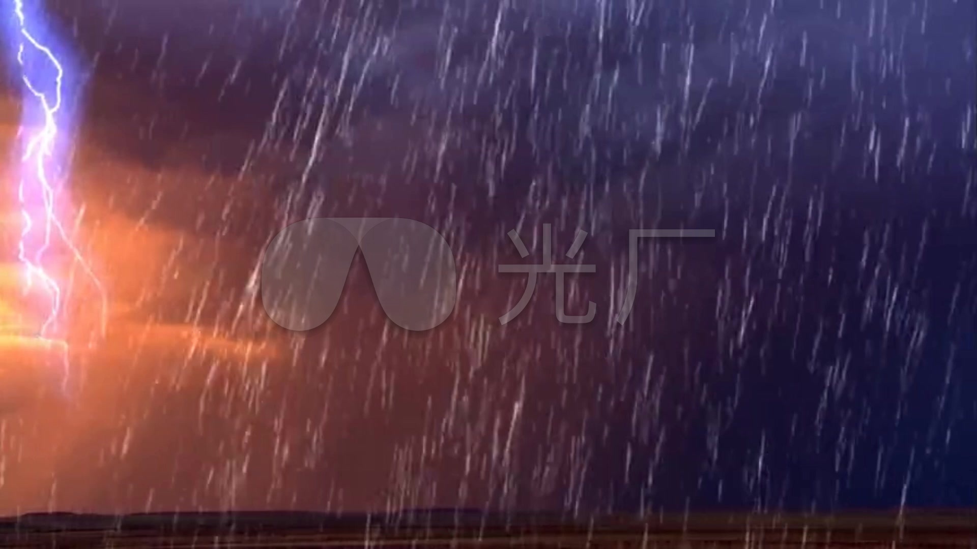 打雷下雨(加强版)_1920x1080_高清视频素材下载(编号