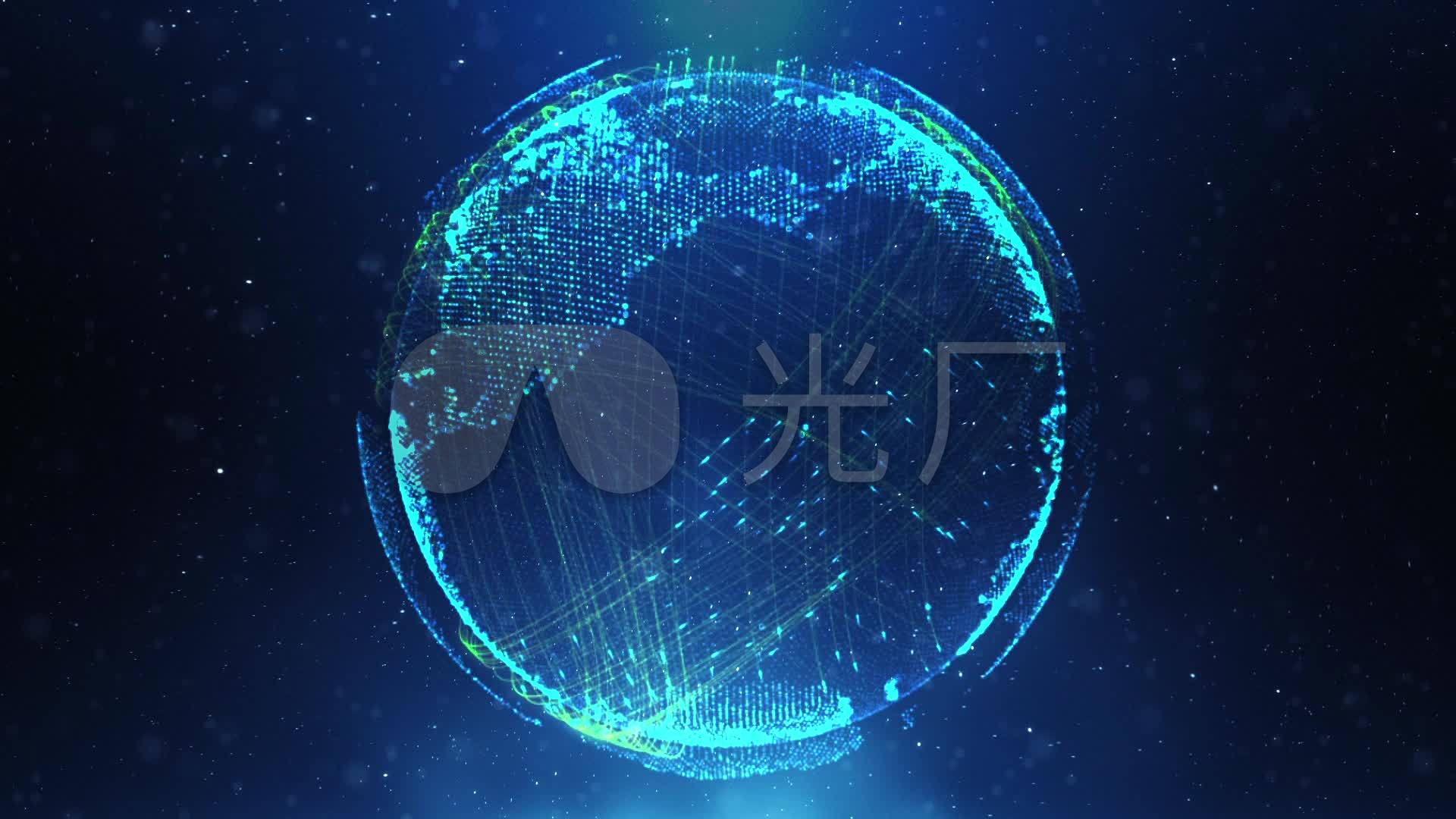 科技图片1920,科技图片图片素材 蓝色科技粒子地球_1920x1080_高清视频素材下载(编号