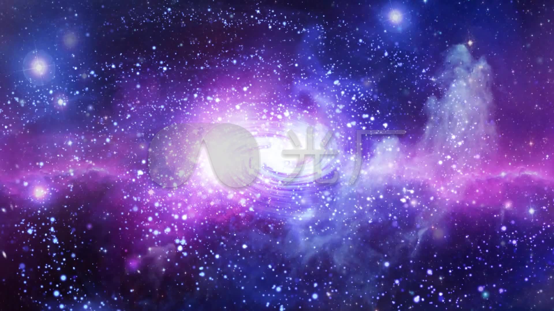 高清灿烂星河粒子星空_1920x1080_高清视频素材下载