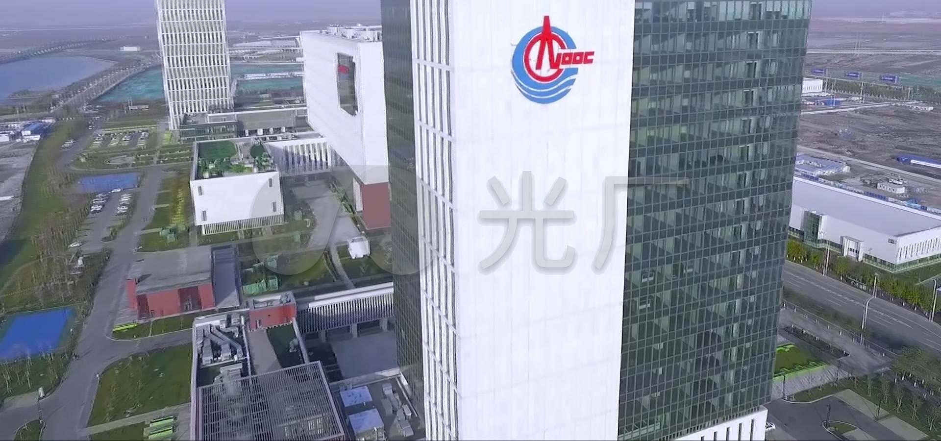 中国海油航拍视频素材